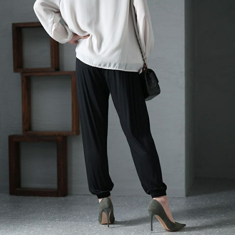 大きいサイズ レディース テーパードパンツ　goldy-1213【メール便可】