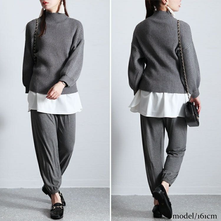 大きいサイズ レディース テーパードパンツ　goldy-1213【メール便可】