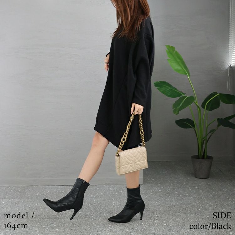 大きいサイズ レディース ハイネックリブニットドルマンプルオーバー　goldy-1177