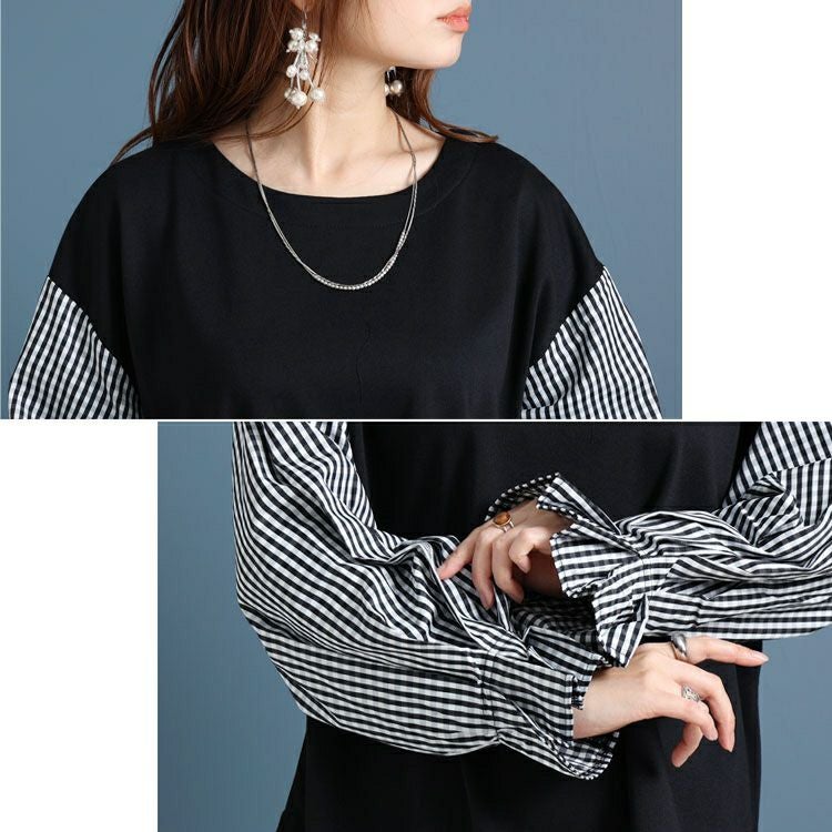 大きいサイズ レディース バルーンスリーブトップス　plan-46120