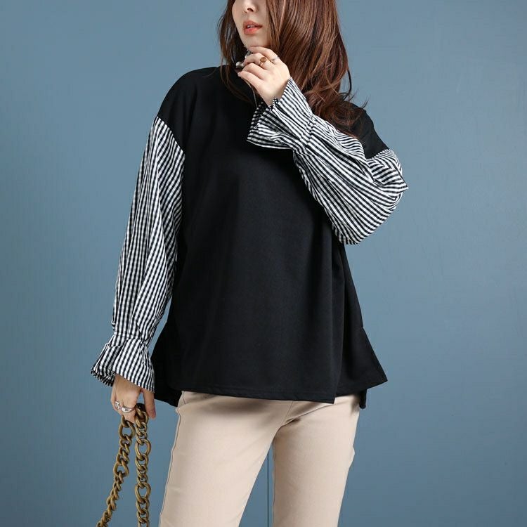 大きいサイズ レディース バルーンスリーブトップス　plan-46120