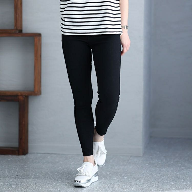 大きいサイズ レディース ワケアリストレッチパンツ　goldy-1215