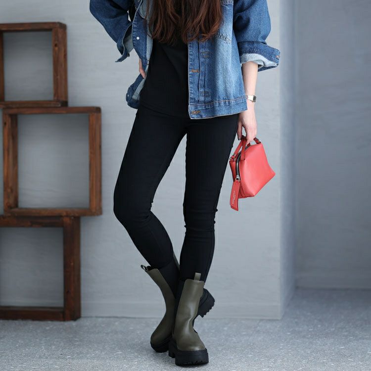 大きいサイズ レディース ワケアリストレッチパンツ　goldy-1215