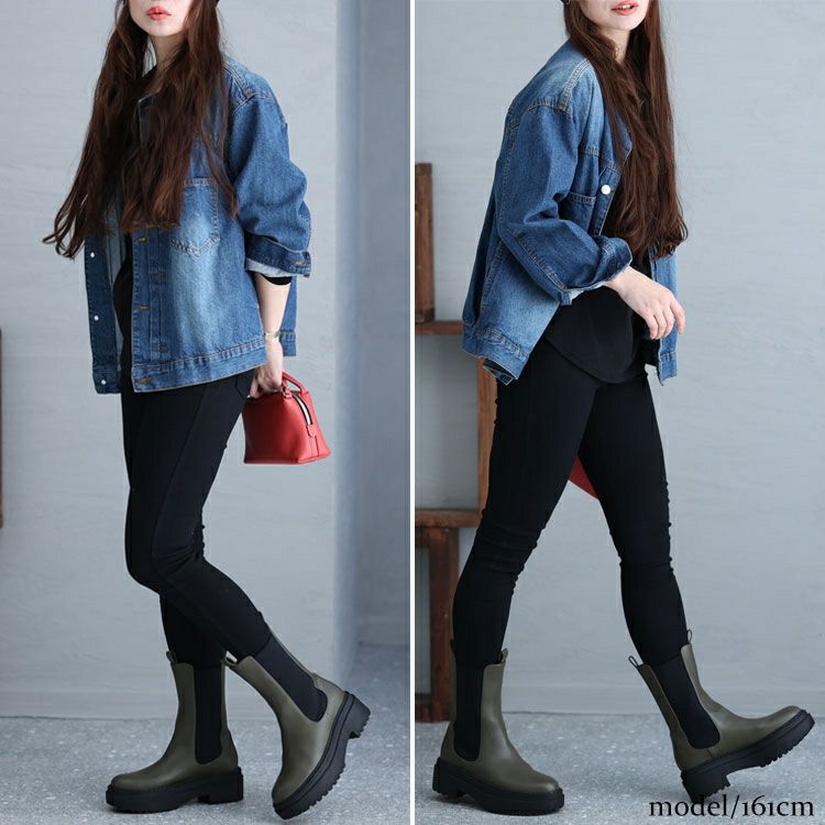 大きいサイズ レディース ワケアリストレッチパンツ　goldy-1215