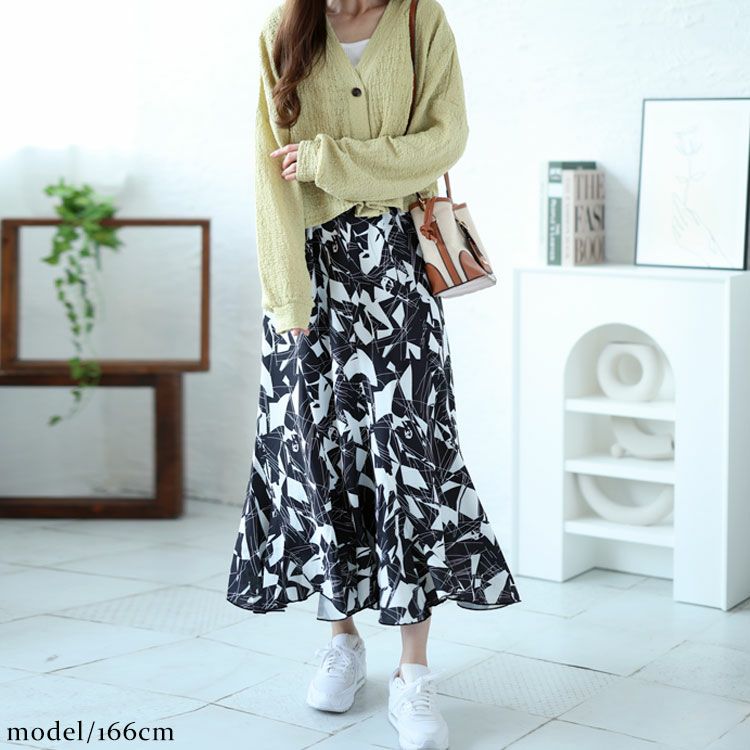 大きいサイズ レディース エスカルゴスカート　fem-344