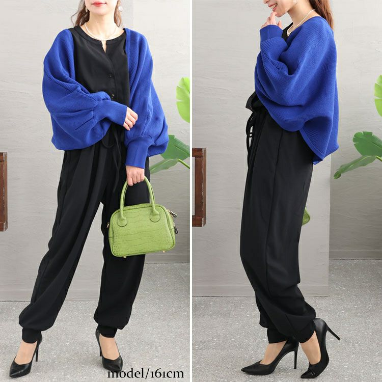 大きいサイズ レディース スポンジニットボレロカーディガン　bro-0011