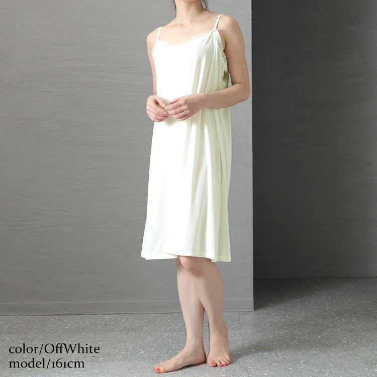 大きいサイズ レディース レースキャミぺチワンピース　bro-0012