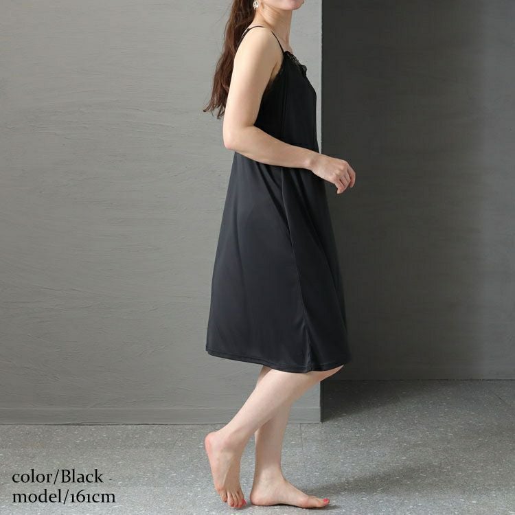 大きいサイズ レディース レースキャミぺチワンピース　bro-0012