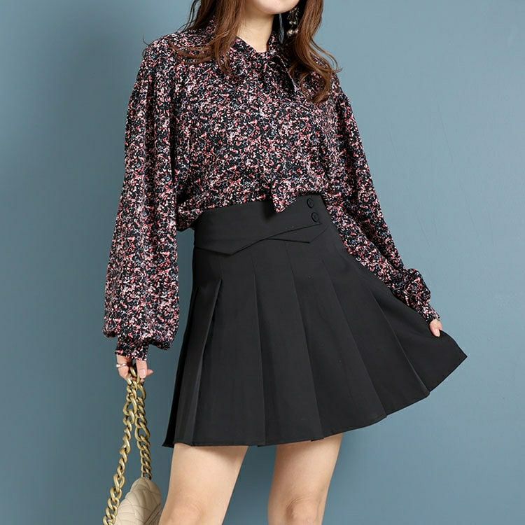 大きいサイズ レディース スカート風ショートパンツ　goldy-1214