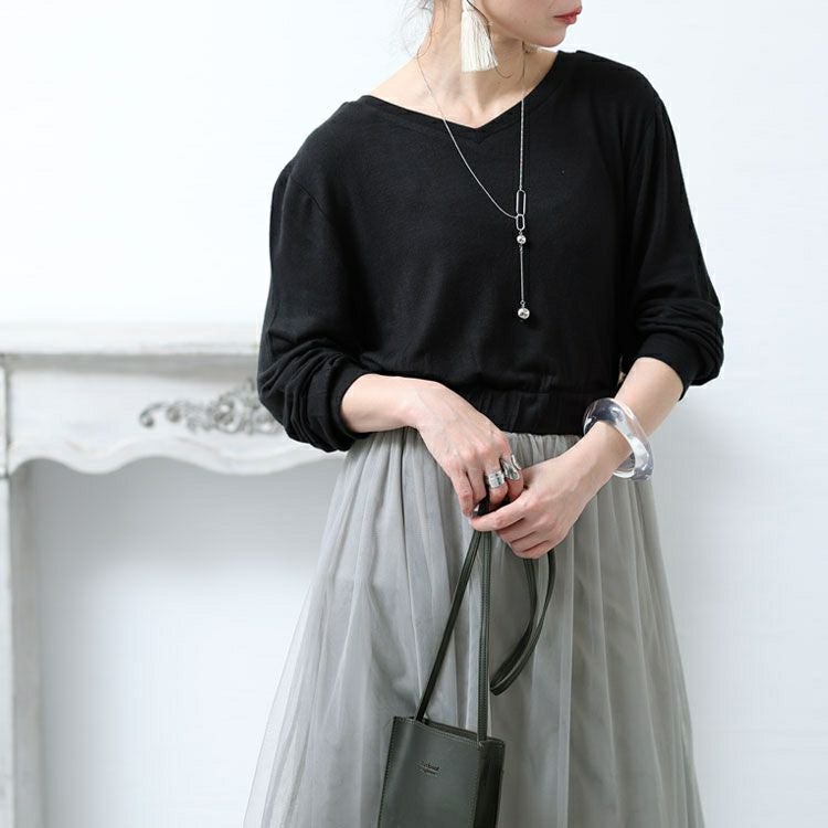 大きいサイズ レディース チュールドッキングワンピース　jpm-003