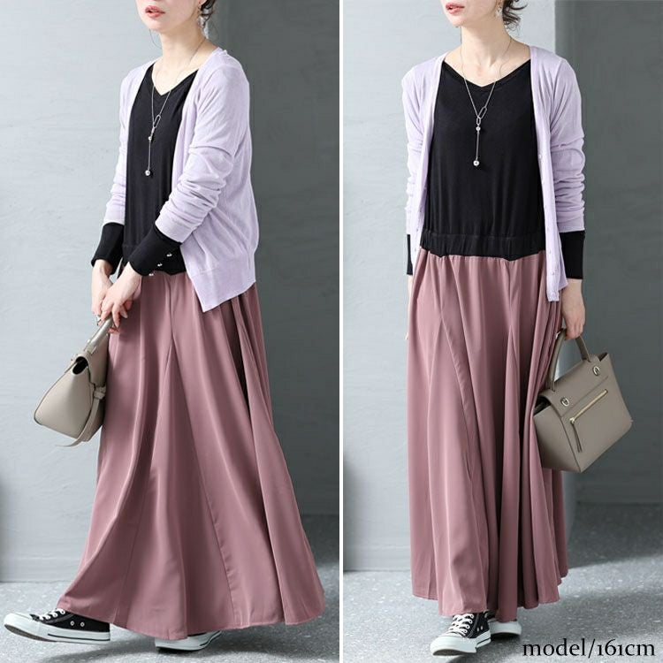 大きいサイズ レディース ドッキングワンピース　jpm-002