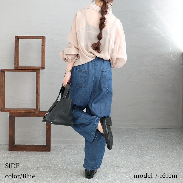 大きいサイズ レディース ビッグポケットサーカスパンツ　wd-0361