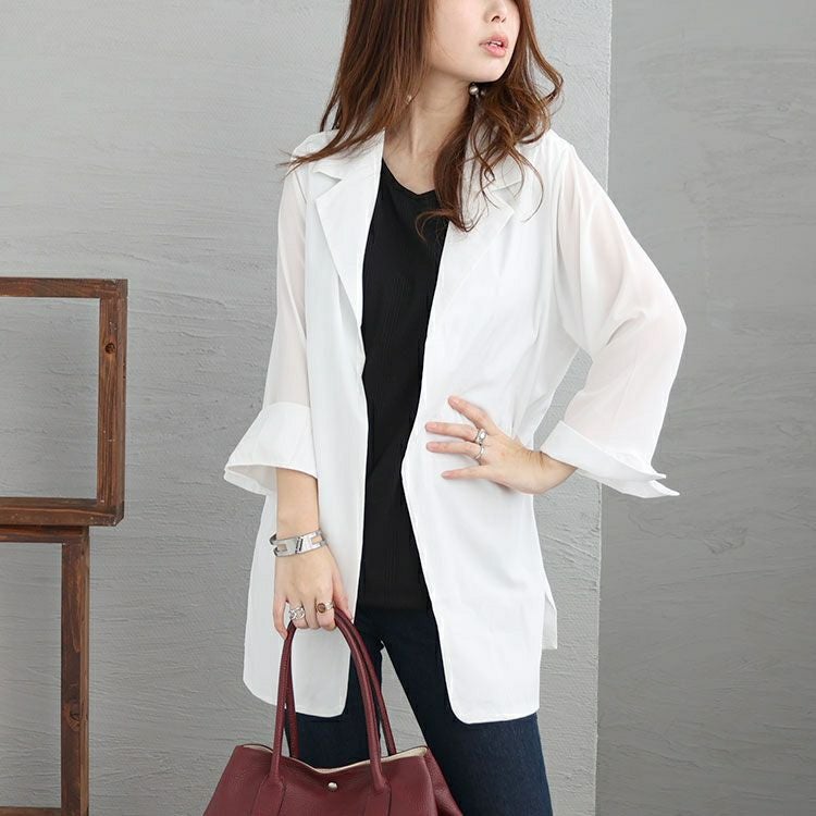 大きいサイズ レディース シアージャケット　goldy-1222【メール便可】