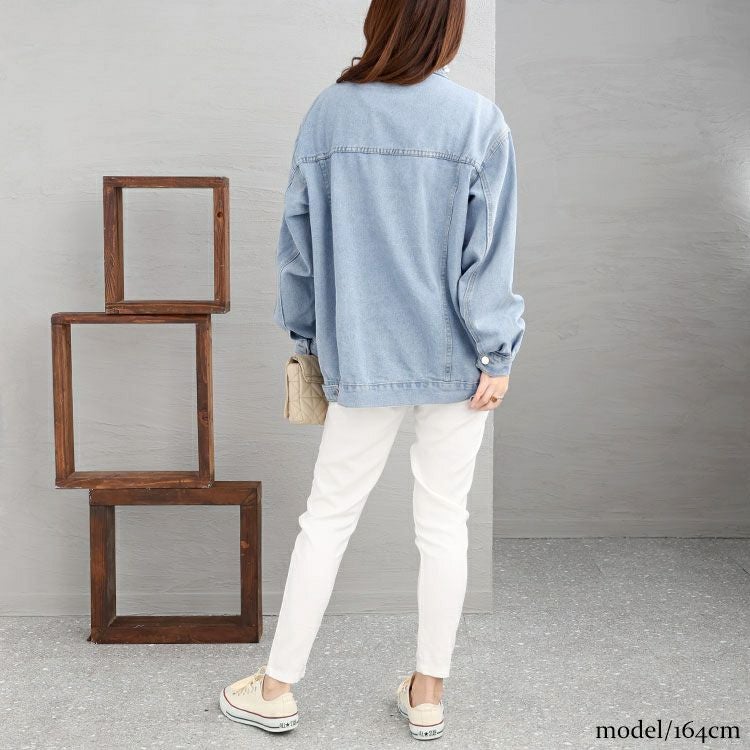 大きいサイズ レディース デニムカバーオール　goldy-1218