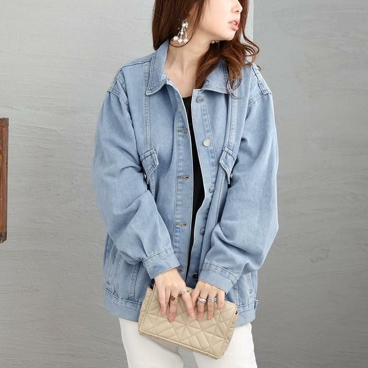 大きいサイズ レディース デニムカバーオール　goldy-1218 ブルー