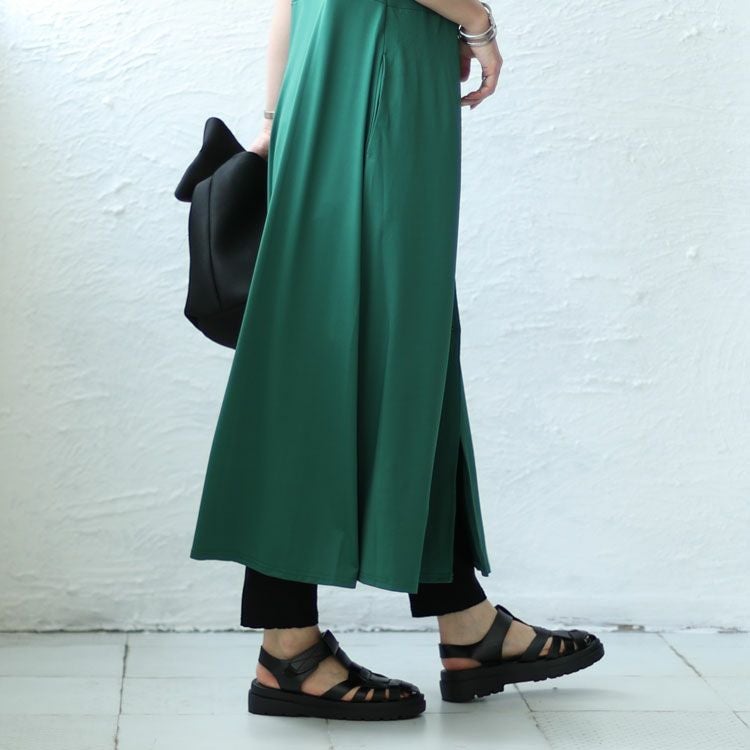 大きいサイズ レディース とろみ前開きワンピース　sw-0519