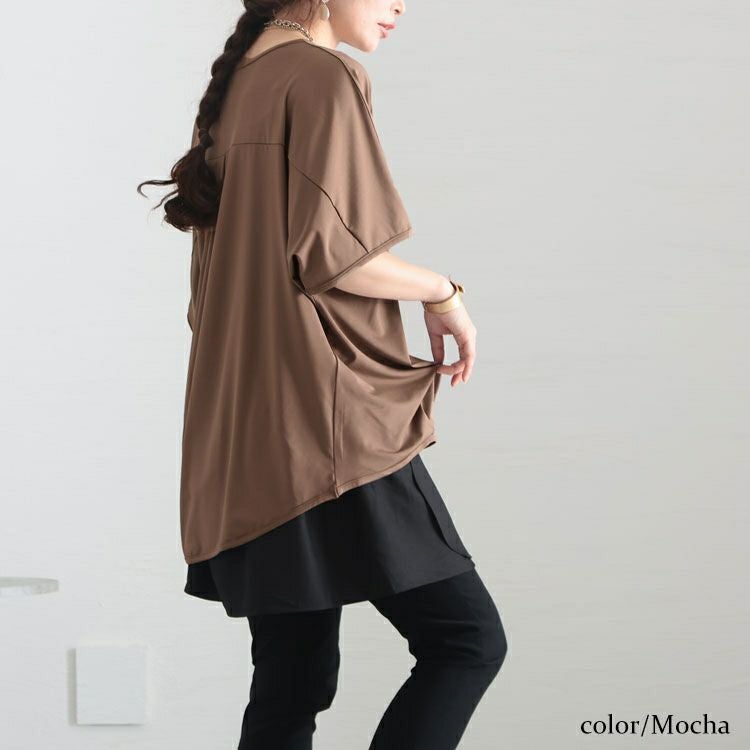 大きいサイズ レディース とろみプルオーバー　sw-0518