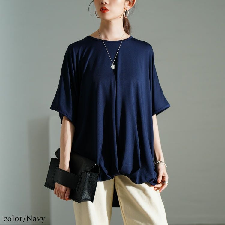 大きいサイズ レディース とろみプルオーバー　sw-0518