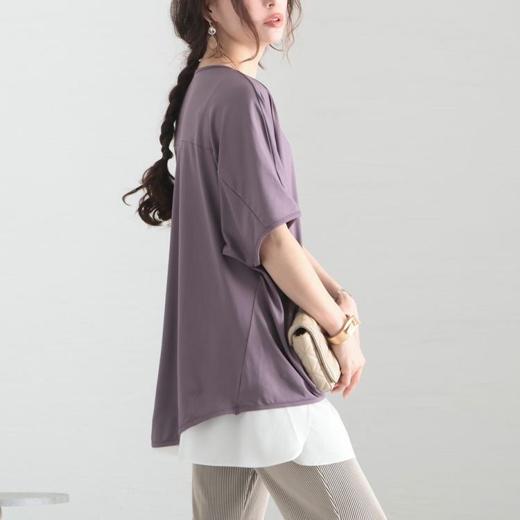 大きいサイズ レディース とろみプルオーバー　sw-0518