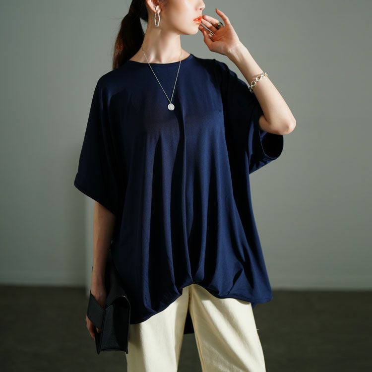 大きいサイズ レディース とろみプルオーバー　sw-0518