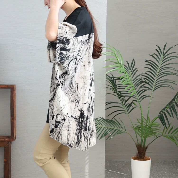 大きいサイズ レディース ボックスシルエットTシャツ　bai-0133