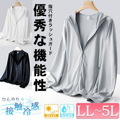 大きいサイズ レディース UVカット＆接触冷感＆吸水速乾ラッシュガード　goldy-1229【メール便可】