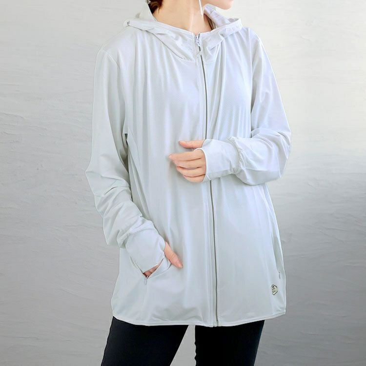 大きいサイズ レディース UVカット＆接触冷感＆吸水速乾ラッシュガード　goldy-1229【メール便可】