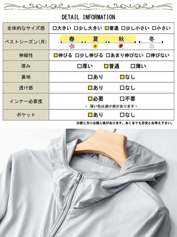 大きいサイズ レディース UVカット＆接触冷感＆吸水速乾ラッシュガード　goldy-1229【メール便可】