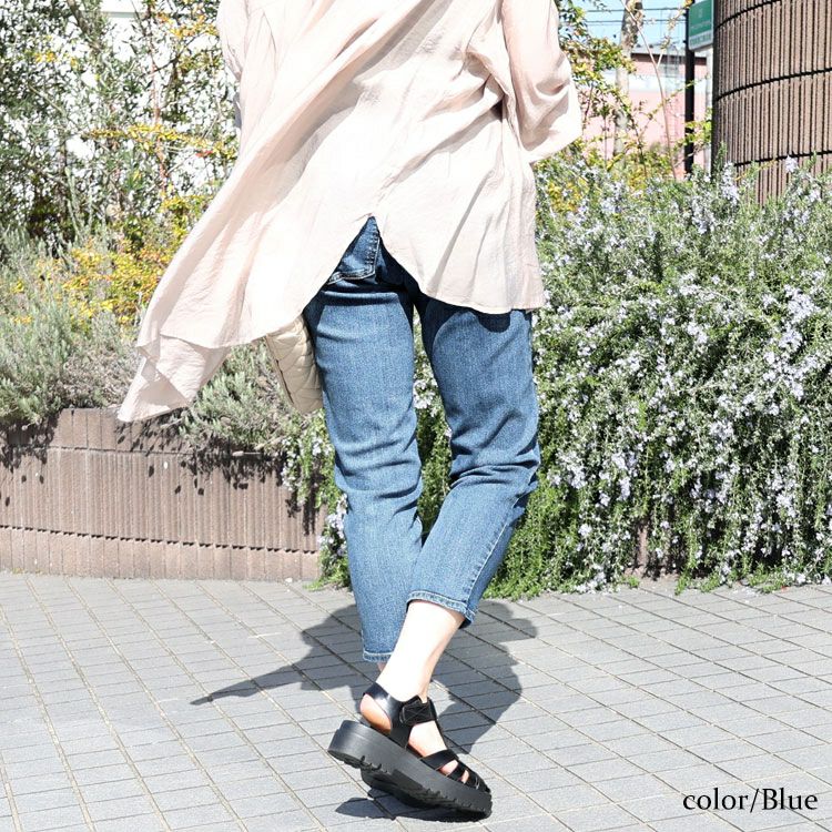 大きいサイズ レディース 接触冷感プルオンアンクルスキニーデニム　tkb-141463130