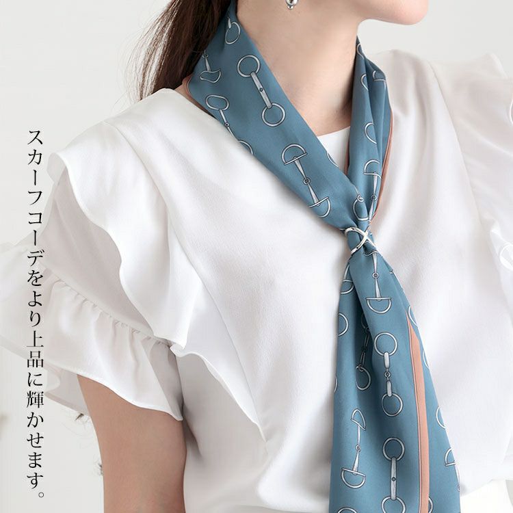 大きいサイズ レディース スカーフリング　goldy-1230