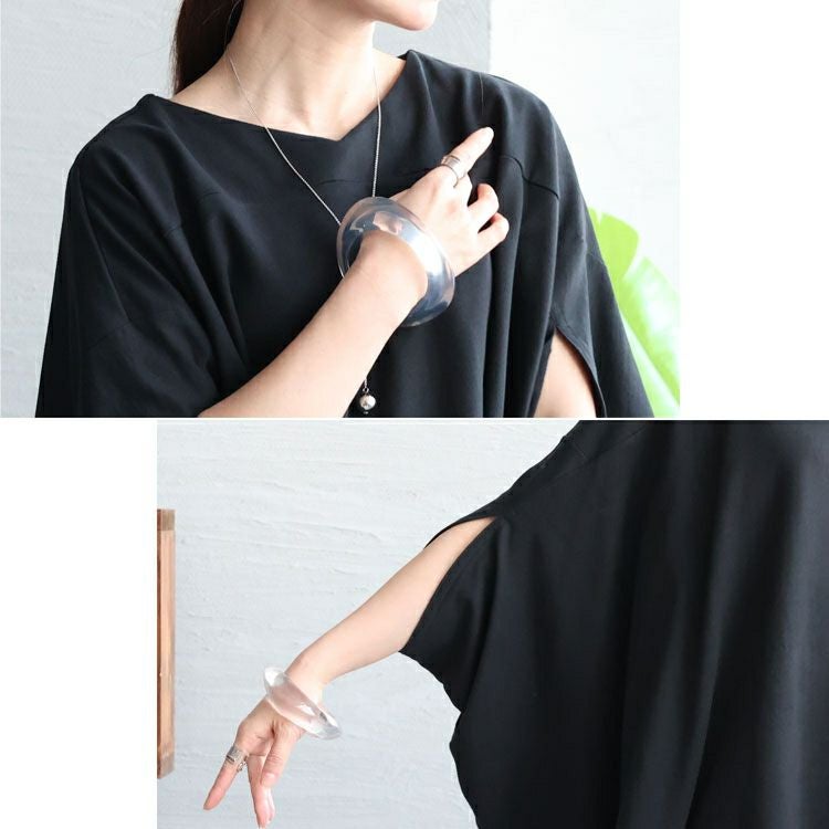 大きいサイズ レディース 裏毛リラックスプルオーバー　wk-0419