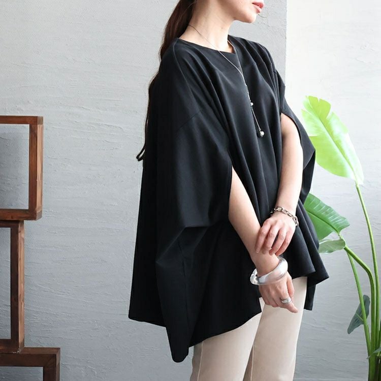 大きいサイズ レディース 裏毛リラックスプルオーバー　wk-0419