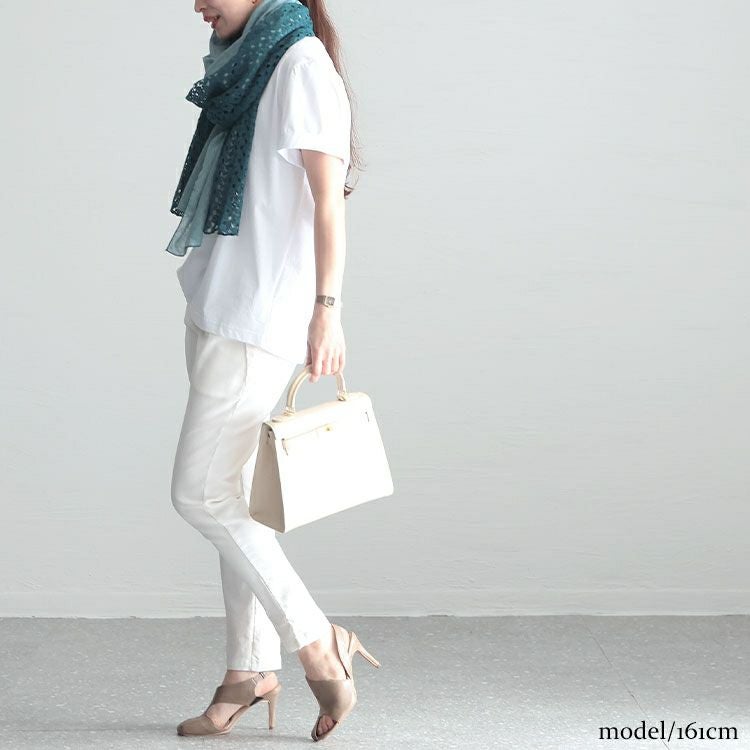 大きいサイズ レディース コットンレースストール　goldy-1234