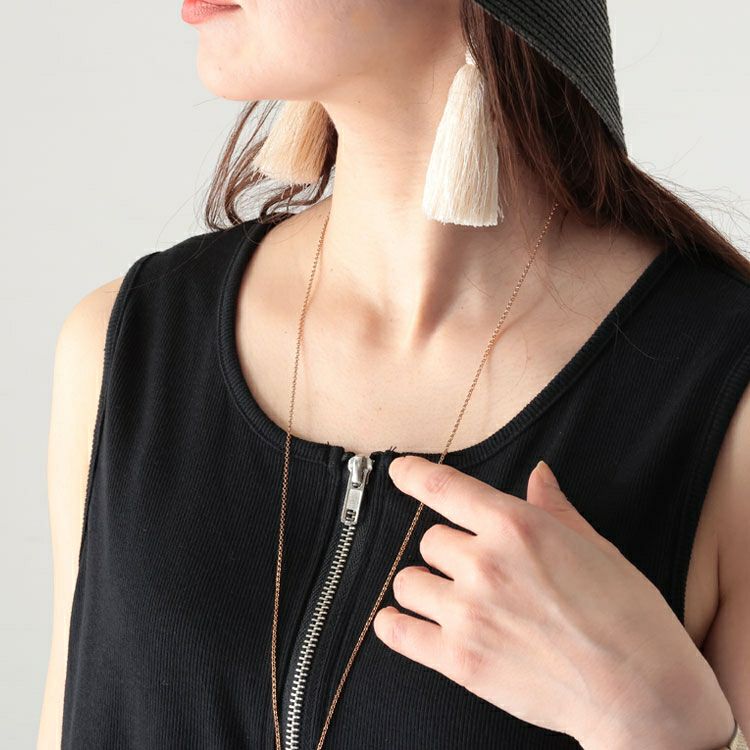 大きいサイズ レディース テレコハーフZIPワンピース　sada-6852 【ゆうパケット可】