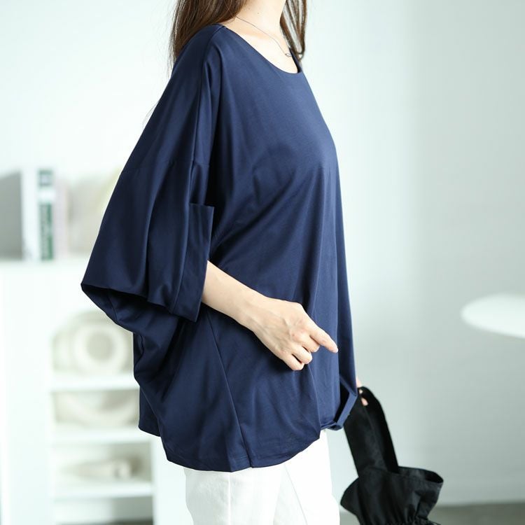 大きいサイズ レディース 接触冷感フロントタックカットソー　mncut-132056 【メール便可】