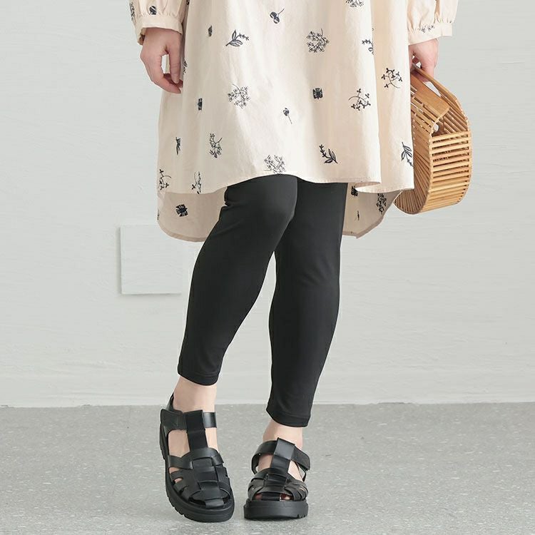 大きいサイズ レディース ストレッチサマーレギンス　goldy-1217 【メール便可】