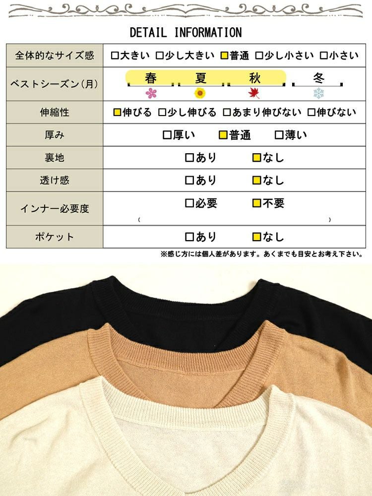 大きいサイズ レディース ポンチョ風Vネックプルオーバー　sada-6846