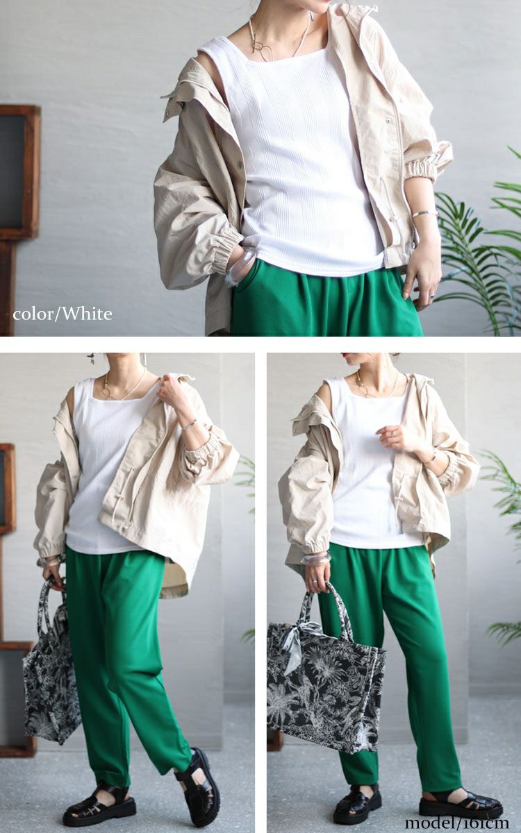 大きいサイズ レディース スクエアネックタンクトップ　wk-0231 【メール便可】