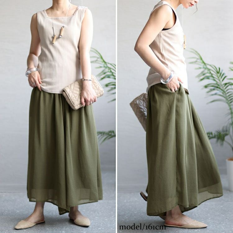 大きいサイズ レディース スカーチョ　plan-3800222