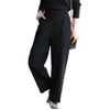 大きいサイズ レディース スラックスパンツ　fem-337 ブラック