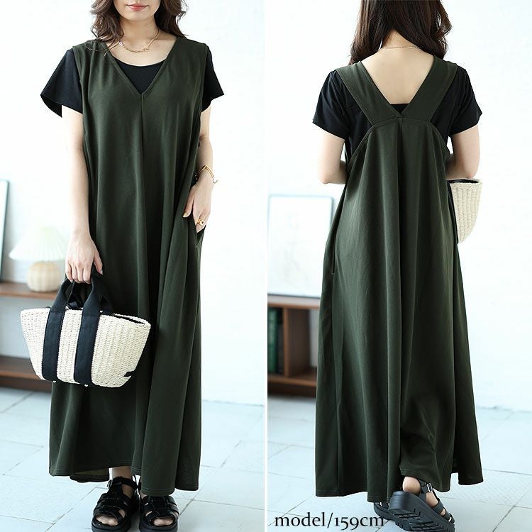 大きいサイズ レディース バックスクエアTシャツ　fem-336 【メール便可】