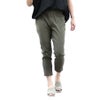 大きいサイズ レディース 接触冷感ストレッチクロップドパンツ　cpdai-657719 カーキ