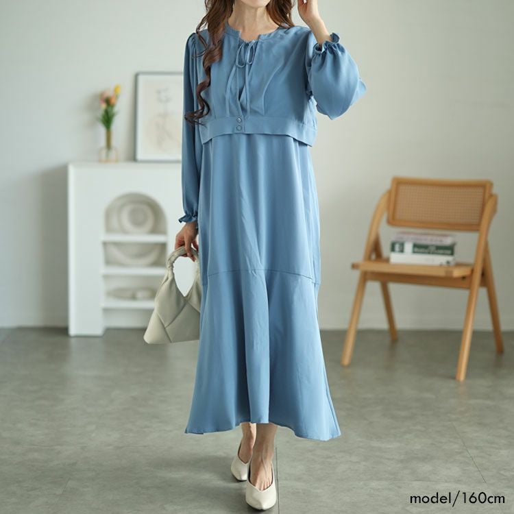 20周年感謝セール】 大きいサイズ レディース セットアップワンピース