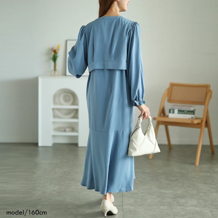 大きいサイズ レディース セットアップワンピース　fem-350 ゆうパケット可