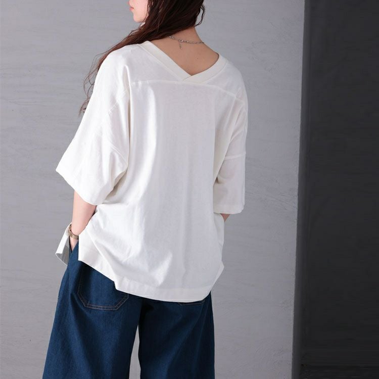 大きいサイズ レディース 前後2WAYビッグTシャツ　wk-0430 【メール便可】