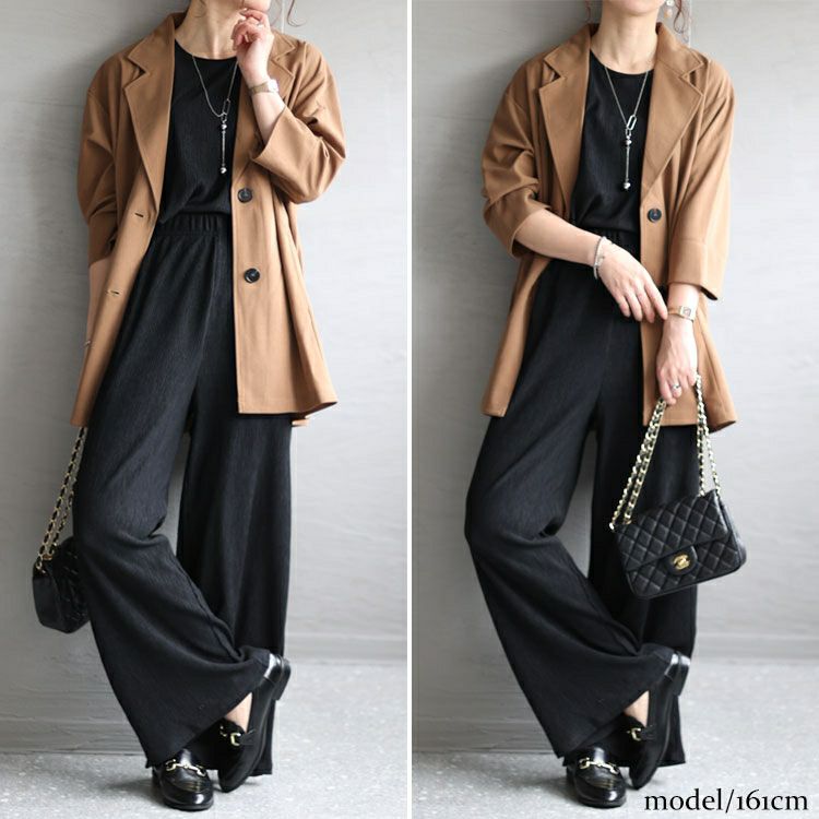 大きいサイズ レディース フレンチスリーブセットアップ　sada-6853