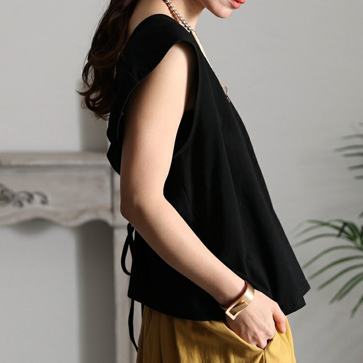 大きいサイズ レディース バックオープントップス　jp460 【ゆうパケット可】