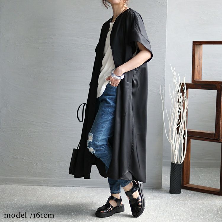 大きいサイズ レディース オーバーサイズシャツ　nw-23017 【メール便可】