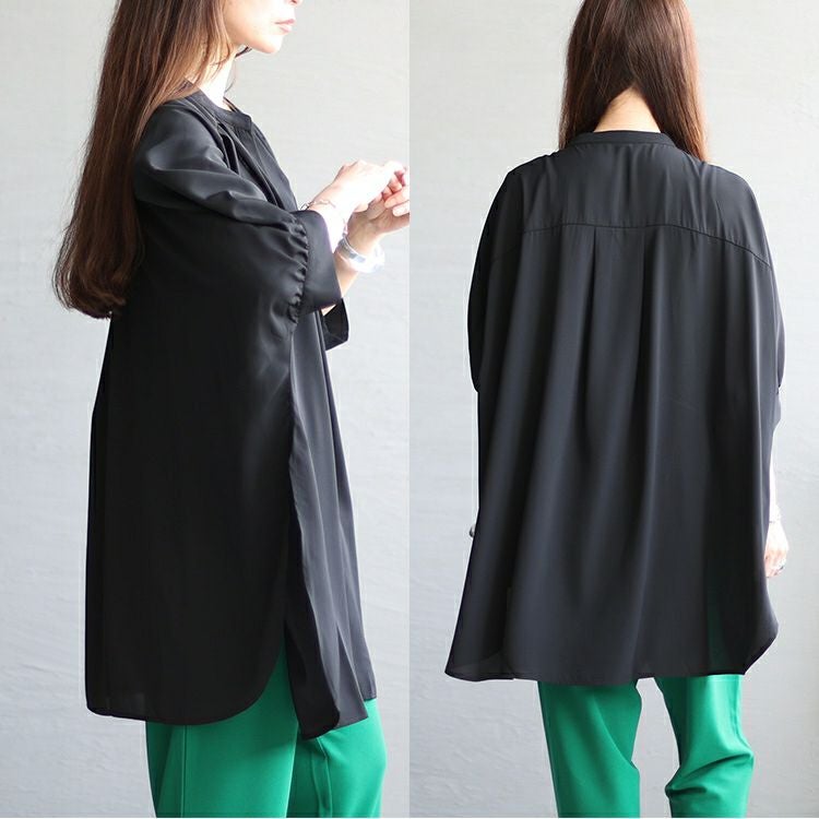 大きいサイズ レディース ビッグロングブラウス　nw-23016 【メール便可】