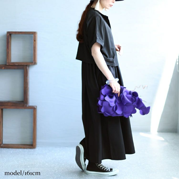 大きいサイズ レディース ハーフZIPトップス＆ノースリーブワンピース2点セット　sw-0547